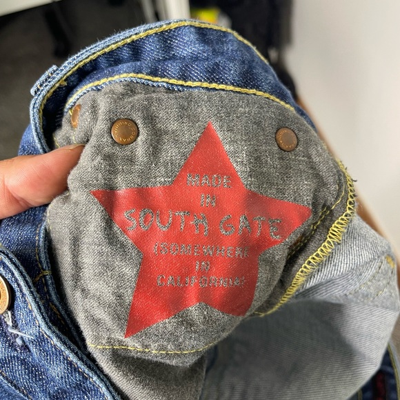 AG Vintage Y2K the Club Low Rise Flare BootCut Sz 31 Made in California - Picture 7 of 10